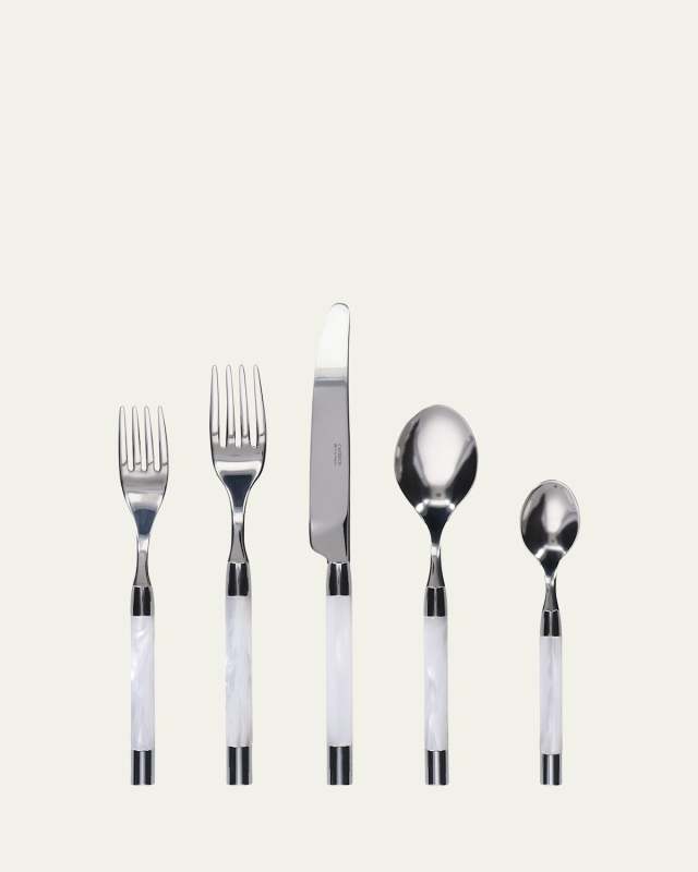 Conty 5-Piece Place Setting, White